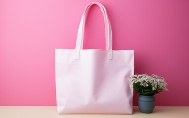Blank Tote Bag Mockup for Design