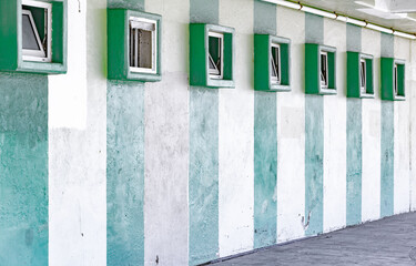 Naklejka premium Architectural detail from Tel Aviv, Israel.