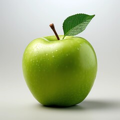 green apple, waterdrops