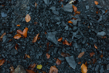 silver grey stone texture wall