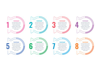 education, web, magazine, internet, magazine, annual report information template. geometric infographic template. eight steps infographic template