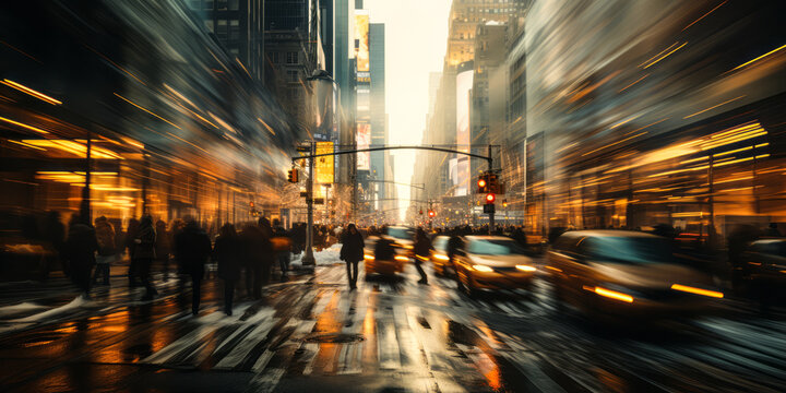 NYC Urban Energy: Anonymous Crowd in Fluid Motion