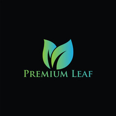 leaves or leaf logo design vector