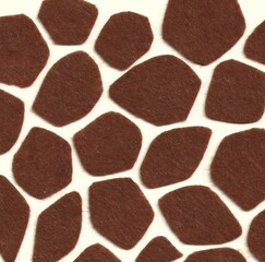 handmade felt giraffe texture