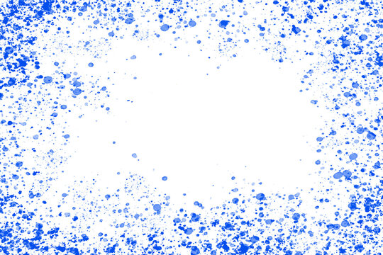 abstract background blue paint splashes 