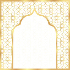 arabic style ornamental star frame. ornate vintage card. template design elements in oriental style for cards, invitations and decor for brochure, flyer, poster.