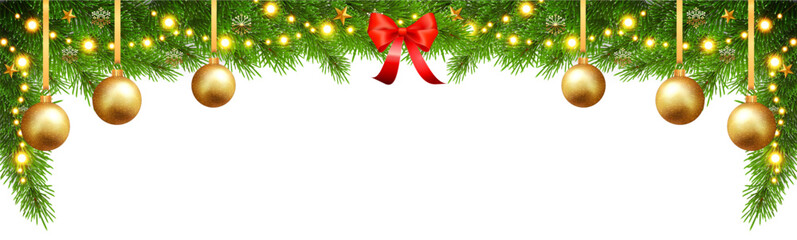 decorative christmas wreath border for christmas tree elements transparent png
