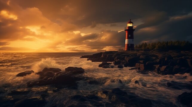 Frame the Kullen Lighthouse in Sweden - A Captivating Image of the Majestic Landmark