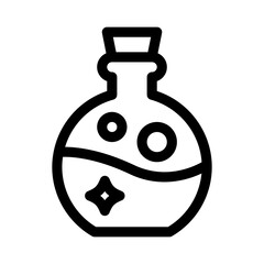 Potion icon on White Background. Halloween line icons collection. Vector illustration.