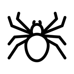 Spider icon on White Background. Halloween line icons collection. Vector illustration.