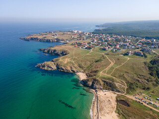 Fototapeta na wymiar Black sea coast near Veleka Beach, Sinemorets, Bulgaria