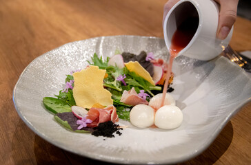 Colombian food, fish, meats, soups, see food, variety of desserts, colors and flavors, entries. 
