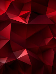 Red triangle mosaic abstract background design