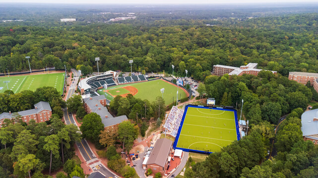 Bryson Field at Boshamer Stadium, home of the University of North Carolina Tar Heels Baseball team.