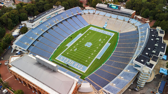 Kenan Stadium, home of the University of North Carolina Tar Heels football team.