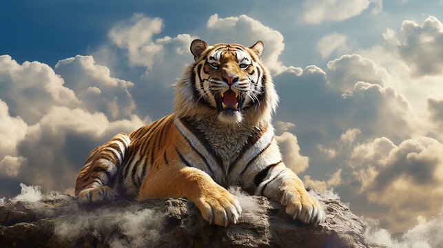 tigre no céu 