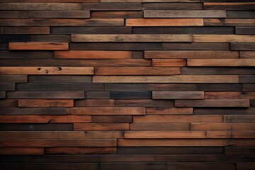a wall made of wood