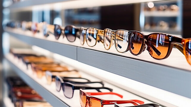 Rayon des monture de lunettes chez l'opticien