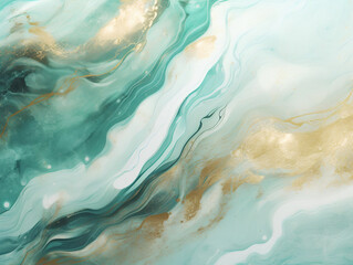 Abstract ocean and swirls of marble calm and peaceful background - obrazy, fototapety, plakaty