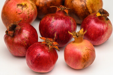 fresh pomegranates food photography studio light 5