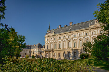  Baroque palace located in the town of Keszthely, Zala, Hungary.