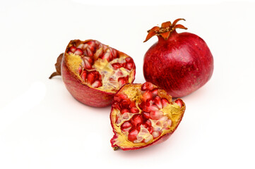 fresh pomegranates food photography studio light 13