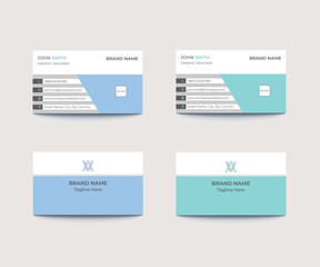 Attractive Modern Creative Unique Corporate Business Card Design Template