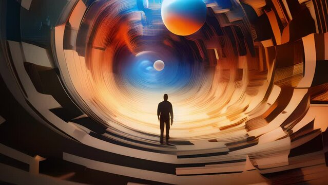 Stepping into the realm of occlusion maps, one is transported to a surreal dreamscape an elusive and enigmatic space where fragmented silhouettes weave in and out, creating a vortex of swirling