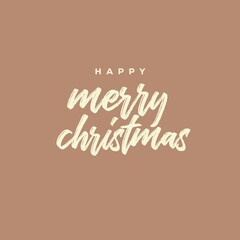 merry christmas lettering