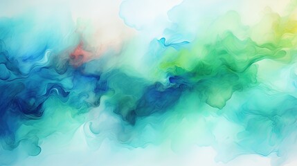 watercolor swirls and splashes of colors. Fantasy concept , Illustration painting.