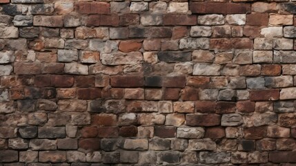Obraz premium a brick wall with a pattern