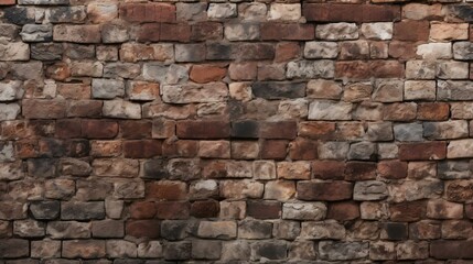 a brick wall with a pattern