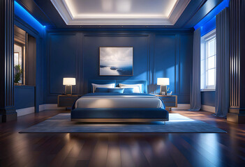 3D light modern room design, modern background white and gray,