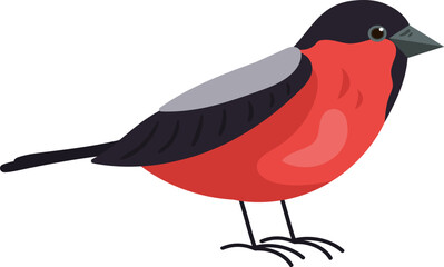 Bullfinch Bird Icon