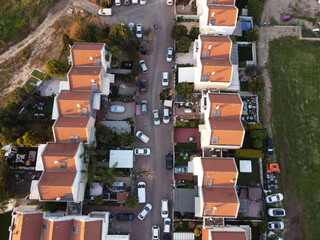 view of houses in the city