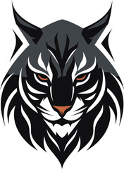 Bobcat Vector Design A Wild Predator Animal in Vector Illustration Format Bobcat Wild Predator Animal Vector Design A Feral Cat with a Wild Heart