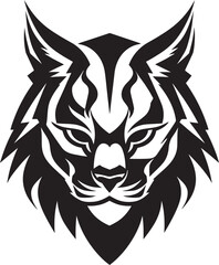 Vector Bobcat A Wild Predator Animal in a Vector Illustration Format Bobcat Vector Design A Feral Cat with a Wild Spirit