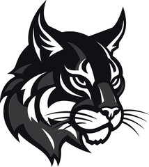 Bobcat Vector Design A Fierce and Beautiful Wild Cat Vector Bobcat A Wild Predator Animal in a Vector Illustration Format