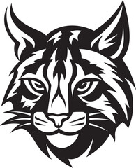 Vector Bobcat A Wild Predator Animal in a Vector Illustration Format Bobcat Vector Design A Feral Cat with a Wild Spirit