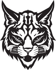 Vector Bobcat A Wild Predator Animal in a Vector Illustration Format Bobcat Vector Design A Feral Cat with a Wild Spirit