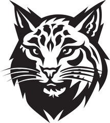 Bobcat Vector Design A Wild Predator Animal in Vector Art Bobcat Vector Design A Feral Cat with a Wild Side
