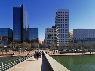 Modern city center of Sabadell