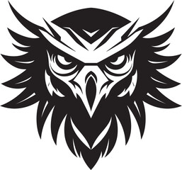 Black Falcon A Vector Logo Design for the Business Thats Always on the Hunt Black Falcon A Vector Logo Design for the Business Thats Ready to Make Its Mark