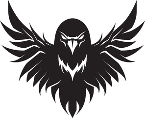 Black Falcon A Vector Logo Design for the Business Thats Ready to Make Its Mark Black Falcon A Vector Logo Design for the Business Thats Bold, Bold, Bold