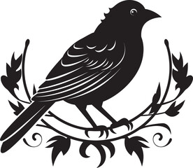 Black Finch A Vector Logo Design for a Business Thats Got Style Black Finch A Vector Logo Design for a Brand Thats One of a Kind