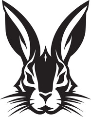 Black Hare Vector Logo A Professional and Elegant Logo for Your Company Black Hare Vector Logo A Creative and Unique Logo for Your Organization