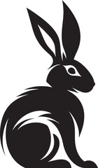 Black Hare Vector Logo A Modern and Sophisticated Logo for Your Business Black Hare Vector Logo A Versatile and Adaptable Logo for Any Industry