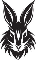 Black Hare Vector Logo A Contemporary and Modern Logo for Your Brand Black Hare Vector Logo A Minimalist and Elegant Logo for Your