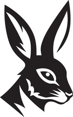 Black Vector Rabbit A Logo Thats Hopping Good! Black Vector Rabbit A Logo Thats Sure to Turn Heads