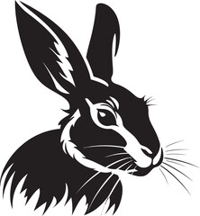Black Vector Rabbit A Logo Thats Sure to Outsmart Your Competition Black Vector Rabbit A Logo Thats as Quick as Lightning